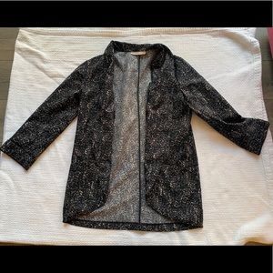 Lush Abstract Print Blazer